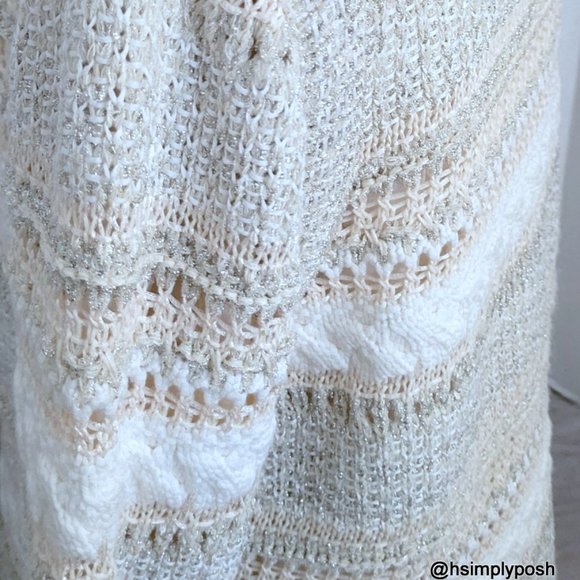 St. John COUTURE Metallic Knit Skirt Suit - Picture 5 of 5